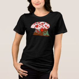 Camiseta Pesca com Cogumelo Sangrento