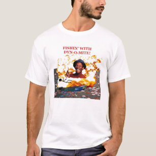 Camiseta Pesca com Dyn-o-ácaro!