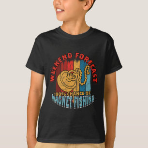 Camiseta Pesca com ímã Pesca Magnética Pesca com Ímã 