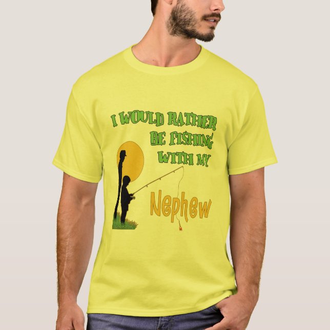 Camiseta Pesca com meu sobrinho (Frente)