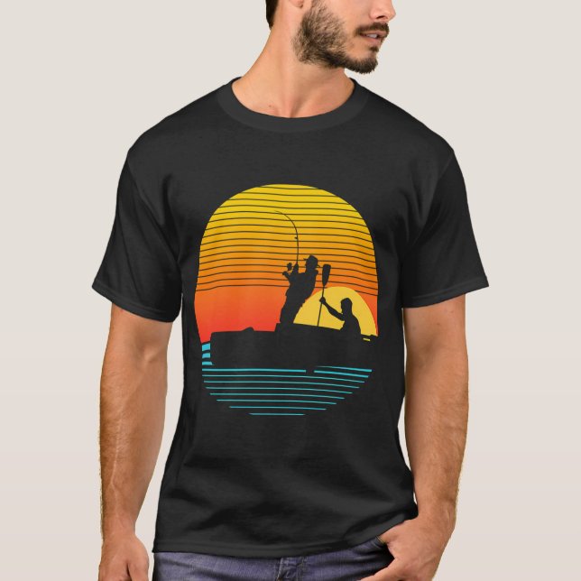 Camiseta Pesca com Mosca ao Pôr do Sol (Frente)
