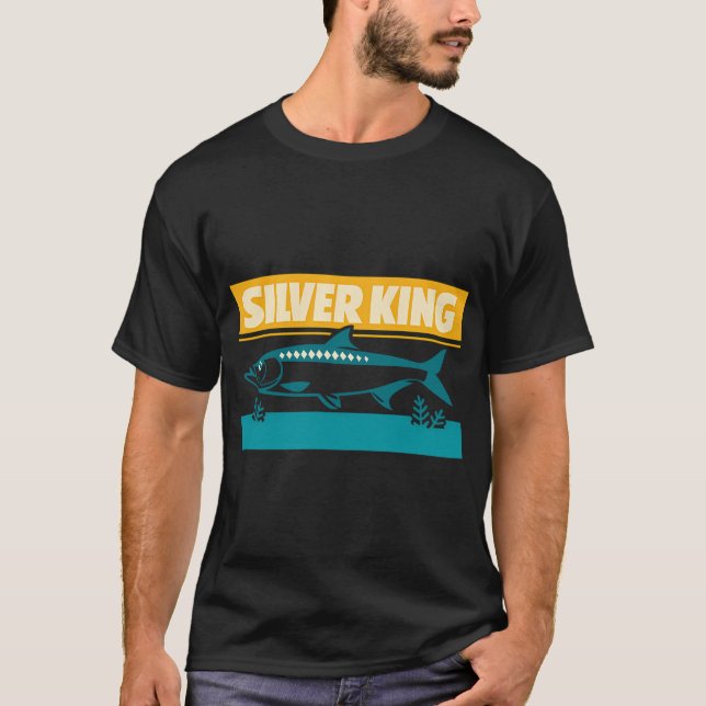 Camiseta Pesca com Mosca ao Pôr do Sol (Frente)