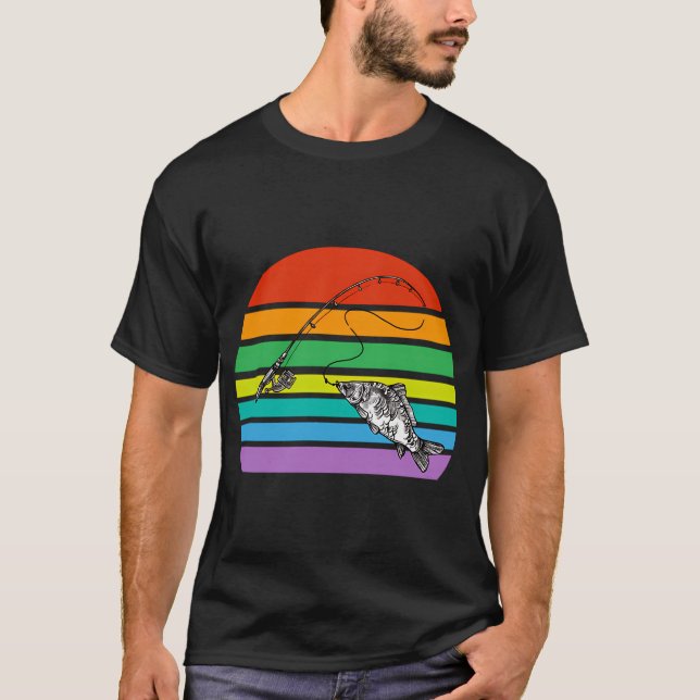 Camiseta Pesca com Mosca ao Pôr do Sol (Frente)
