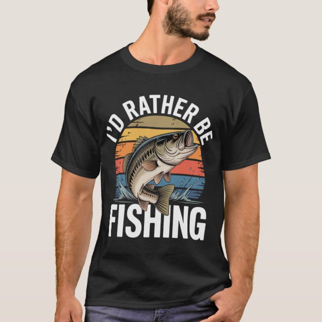 Camiseta Pesca com Mosca ao Pôr do Sol (Frente)