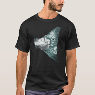 Camiseta Pesca com Mosca de Cauda de Truta Marisca