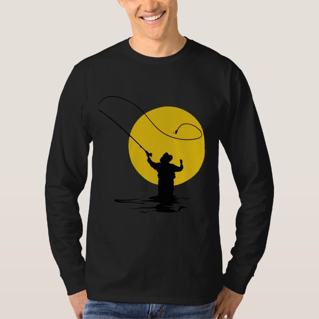 Camiseta Pesca com mosca essencial (Frente)