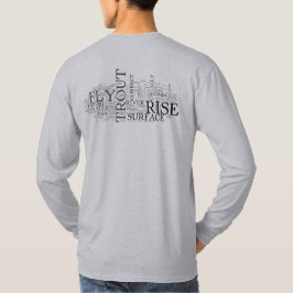 Camiseta Pesca com mosca Longa Folga