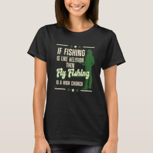 Camiseta Pesca com mosca Pescadores Peixes Rod Reel Fisher