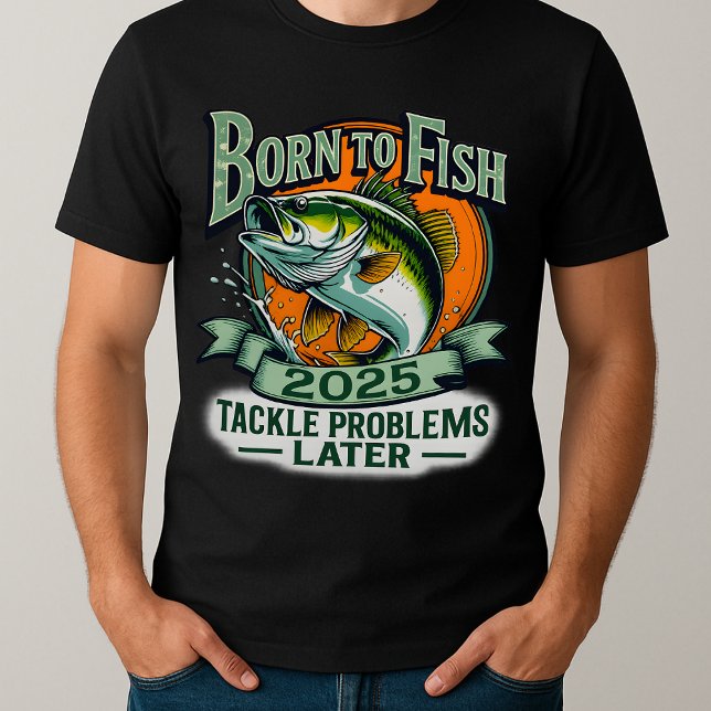 Camiseta Pesca Com Pai Alimentado Por Raios (Criador carregado)