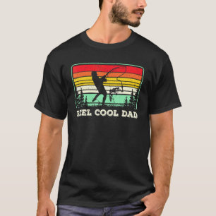 Camiseta Pesca com Pai de Retro, 70 anos, pescado Legal Pes