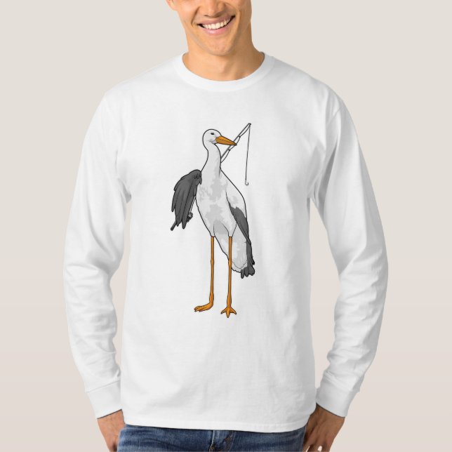 Camiseta Pesca com peixes de cais (Frente)