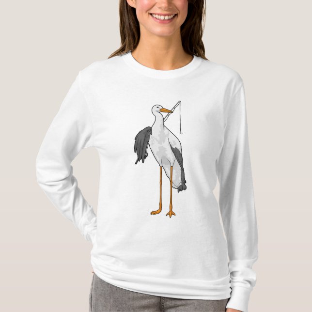 Camiseta Pesca com peixes de cais (Frente)