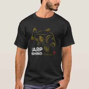 Camiseta Pesca Da Carpa Arranjo Para A Pesca De Lírios Vici