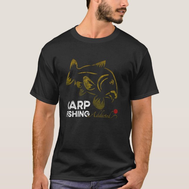 Camiseta Pesca Da Carpa Arranjo Para A Pesca De Lírios Vici (Frente)