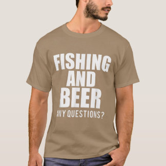 Camiseta Pesca da Cerveja Engraçado Pescador 744