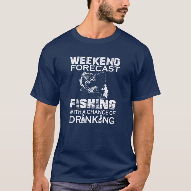 CAMISETA PESCA DA PREVISÃO DO FIM DE SEMANA (Frente)