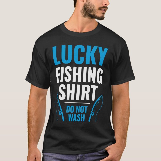 Camiseta Pesca da sorte para caçadores e pescadores 23 (Frente)
