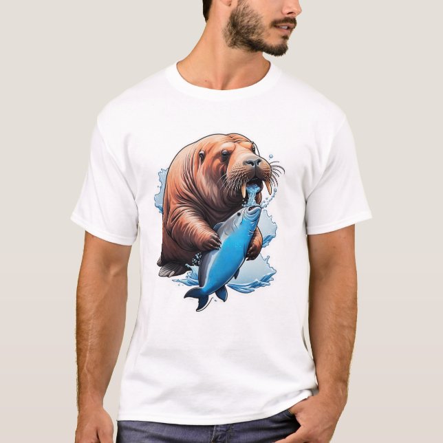 Camiseta Pesca Da Valsa No Mar (Frente)