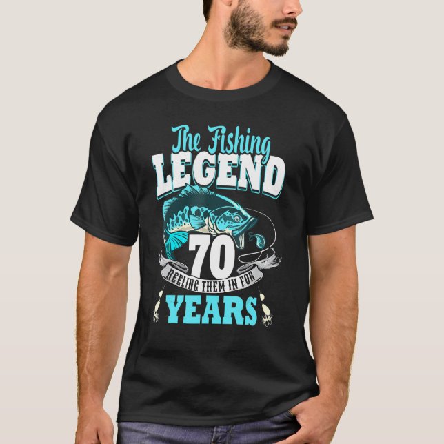 Camiseta Pesca de 70 de 70 anos 1953 3 (Frente)