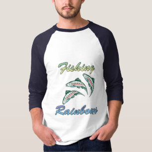 Camiseta Pesca De Arcos-Arco Pescar Truta Arco-Íris
