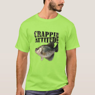 Camiseta Pesca De Atitude De Crappie