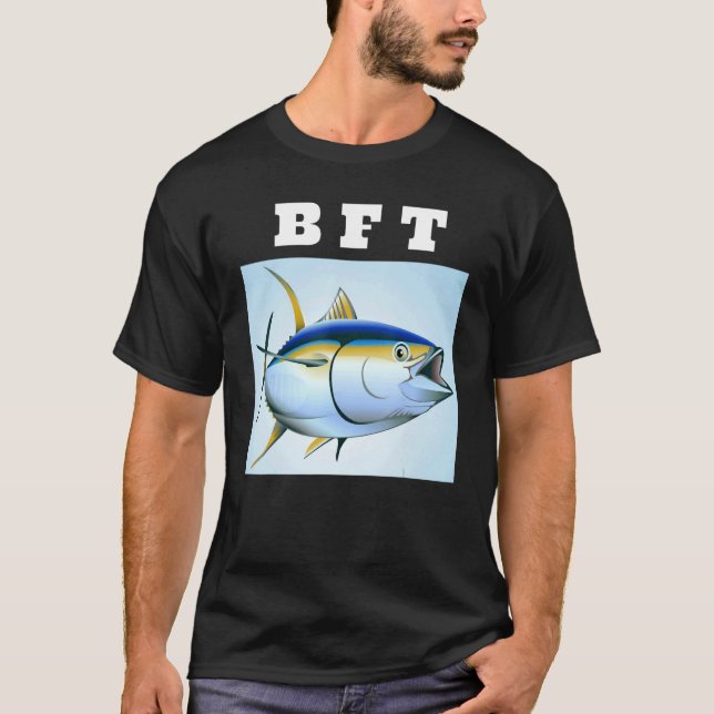 Camiseta Pesca de Atum Rabo Azul BFT (Frente)