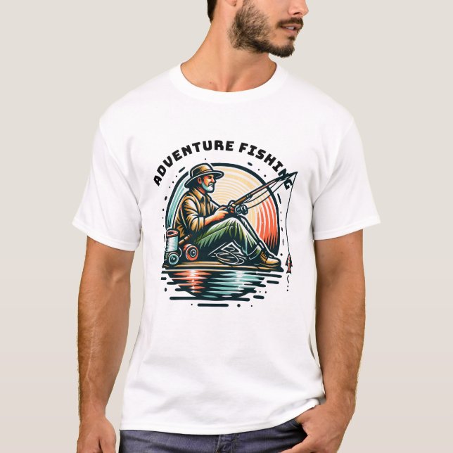 Camiseta pesca de aventura (Frente)