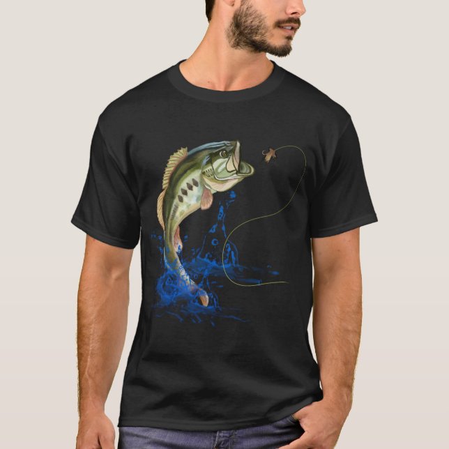 Camiseta Pesca De Bass (Frente)