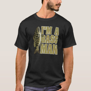 Camiseta Pesca de Bass Angling Mam Peixe Preto Pescador Esp