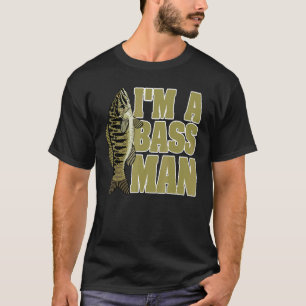 Camiseta Pesca de Bass Angling Mam Peixe Preto Pescador Esp