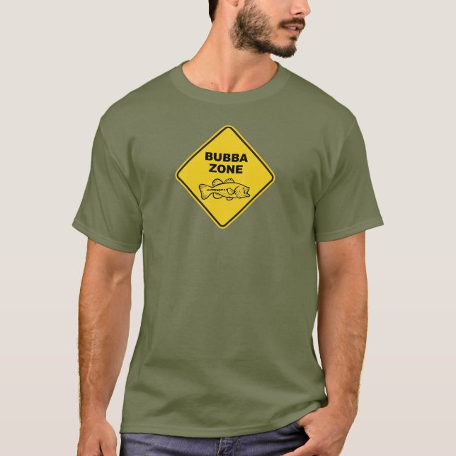 Camiseta Pesca De Bass Zona Bubba (Frente)