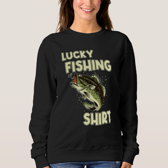 Camiseta Pesca De Bassas De Pesca Sortuda (Frente)