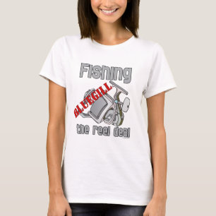 Camiseta Pesca De Bluegill A Reel Nega Pescaria Grave