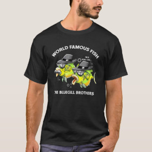 Camiseta Pesca de Bluegill Coroas Humorosos