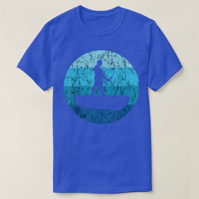 Camiseta Pesca de boliche Arrow Peixe Arco Reto (Frente do Design)