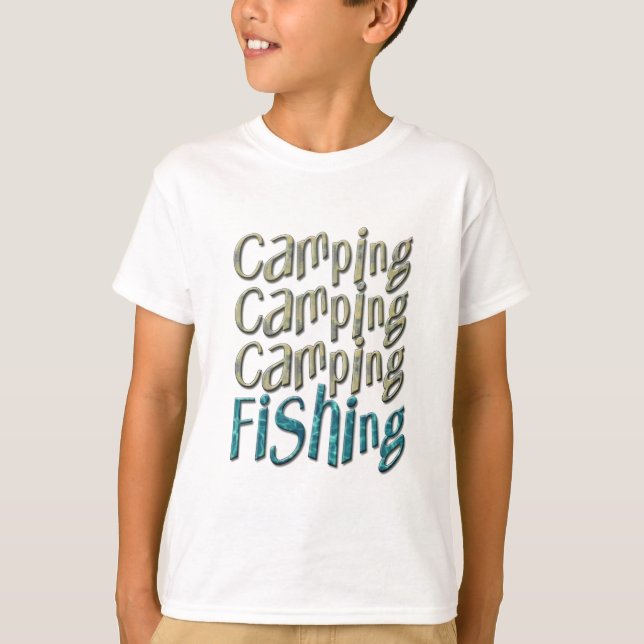 Camiseta Pesca de campismo (Frente)