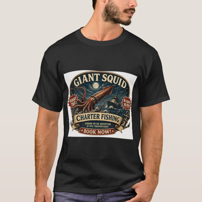 Camiseta Pesca de Carta de Lula Gigante (Frente)