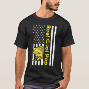 Camiseta Pesca de Dia de os pais de pavilhão da Pop-america