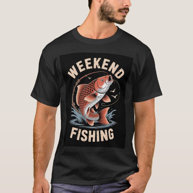 Camiseta Pesca de Fim de Semana (Frente)