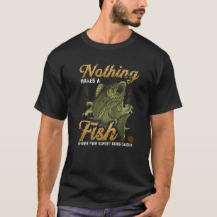Camiseta Pesca De Fundo Engraçada Saltwater A Pescar Presen