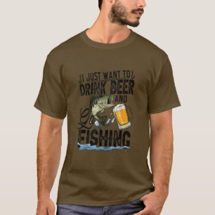 Camiseta Pesca de Homens Engraçada, Presentes Para O Pescad