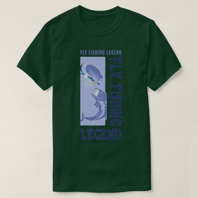 Camiseta Pesca de lenda Pesca de Anglas Pescador  (Frente do Design)