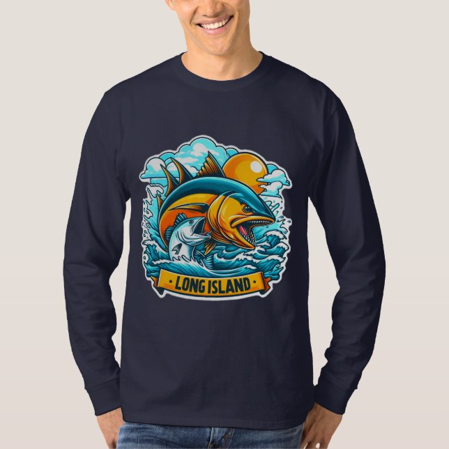 CAMISETA PESCA DE LONGA ILHA (Frente)