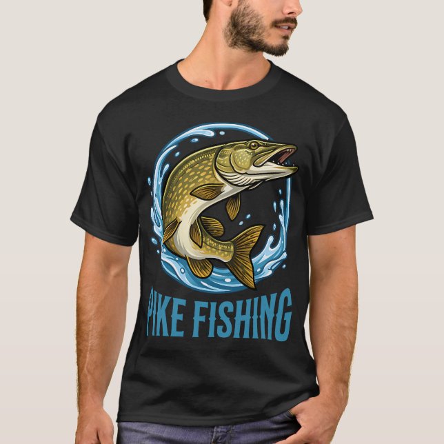 Camiseta Pesca de lúcio (Frente)