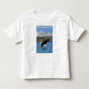 Camiseta Pesca de MassachusettsEagle