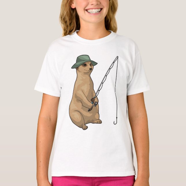 Camiseta Pesca de Meerkat (Frente)