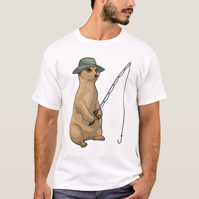 Camiseta Pesca de Meerkat (Frente)