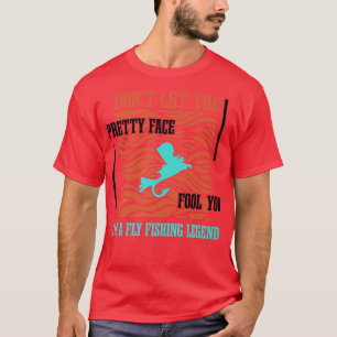 Camiseta Pesca de mosca Lenda Angler Pescador Natureza 280