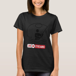 Camiseta Pesca de moscas-das-marinheiras pelos pescadores