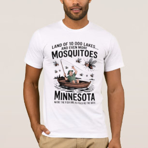 Camiseta Pesca de Mosquitos Minnesota